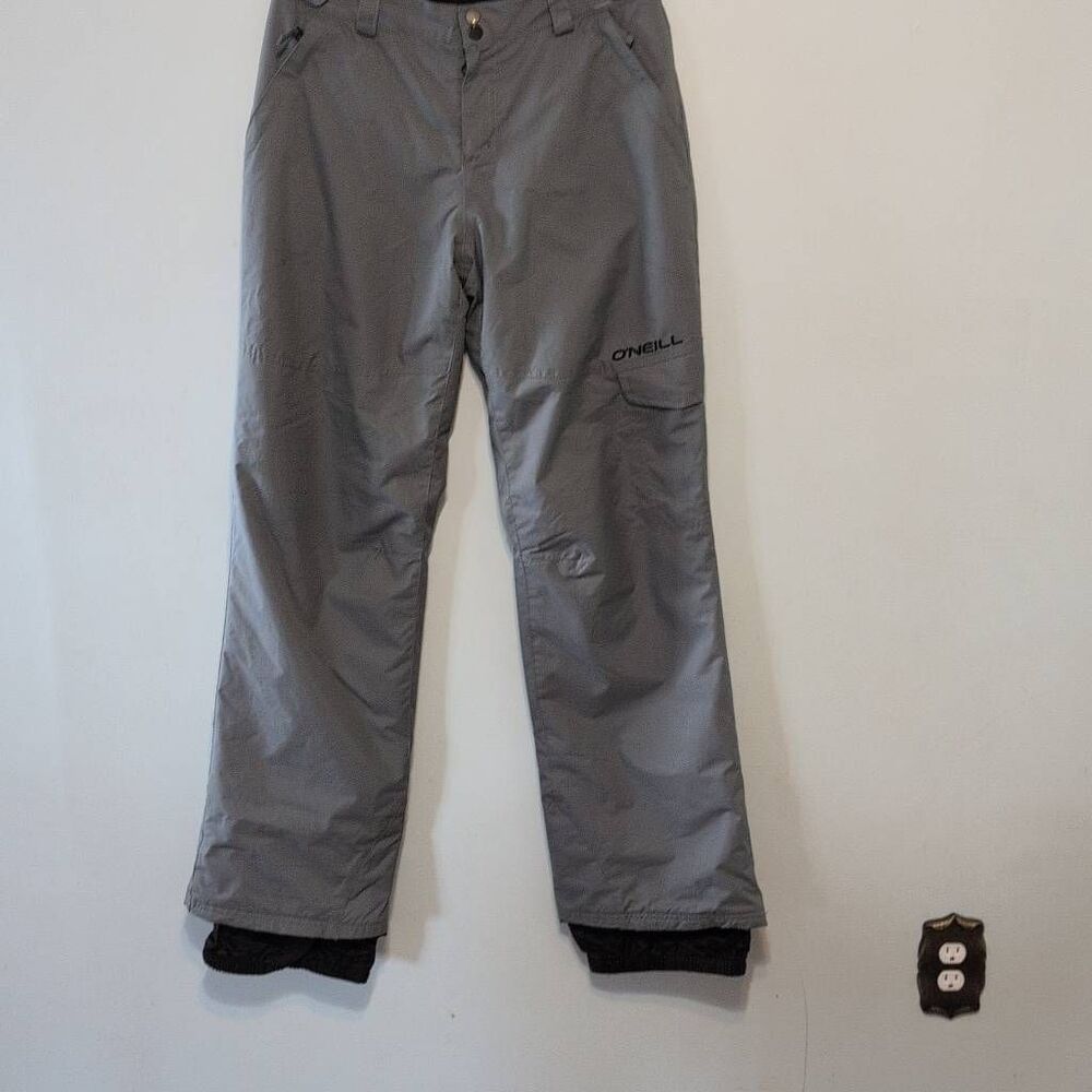 O'Neill Snowboard Pants Youth Boy's 16 Gray Waterproof Insulation